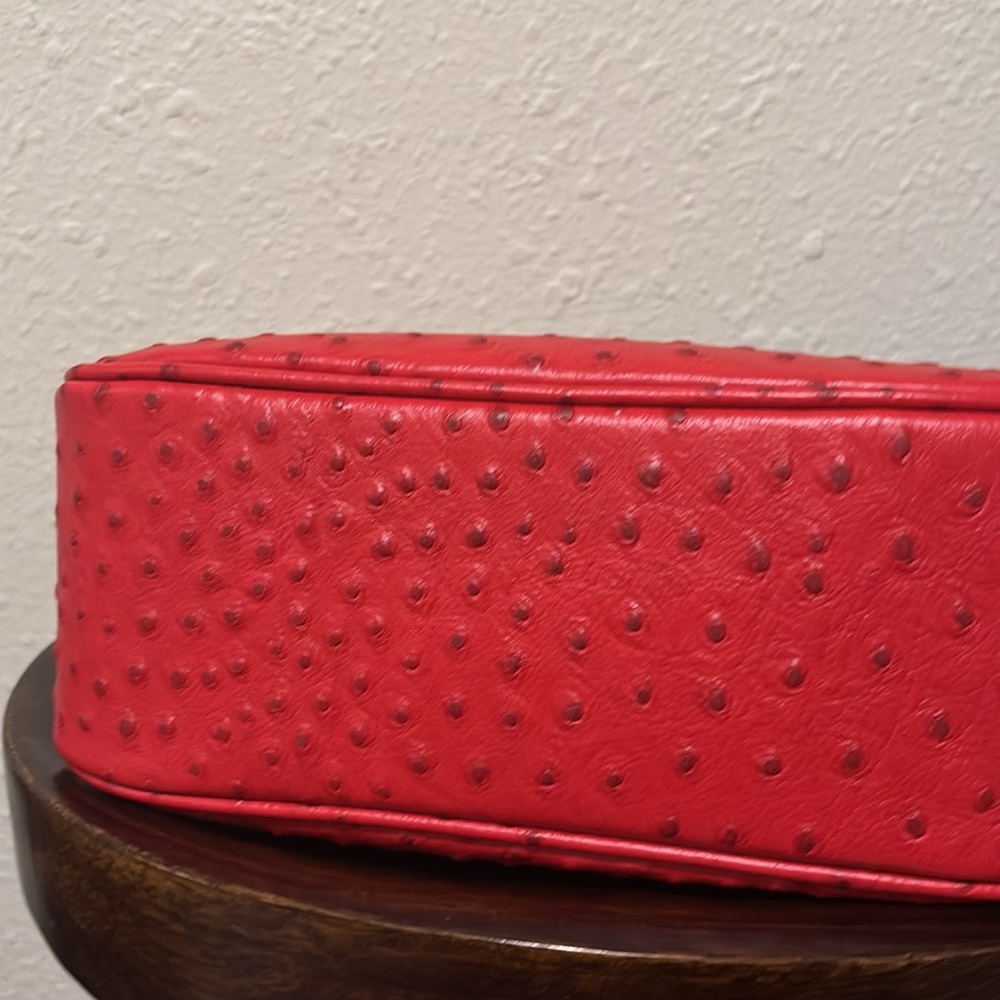 Dooney & Bourke Textured Red Crossbody Bag - Picture 7 of 8